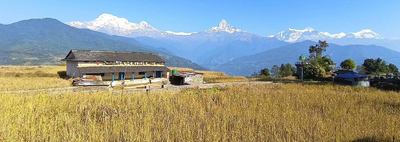 Annapurna Himal from Dhampus village