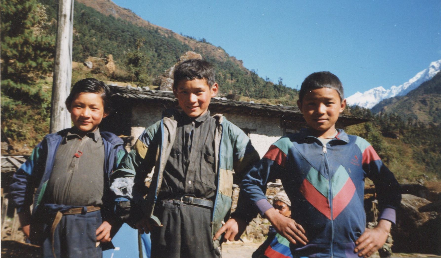 Sherpa boys in Charma