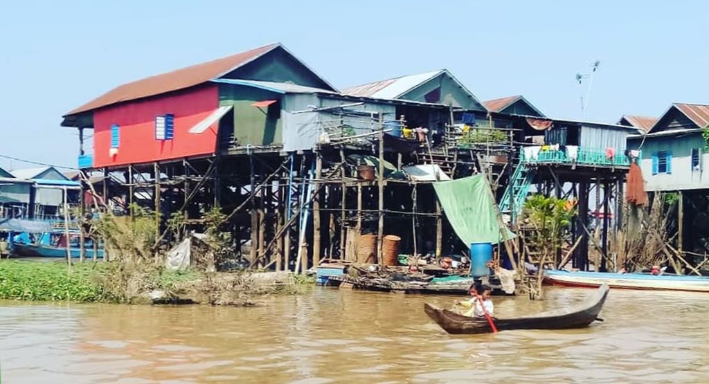Stung Sangker River in Cambodia