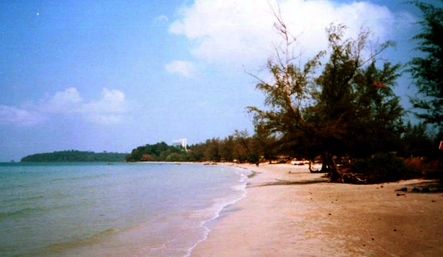Independence Beach in Sihanoukville in Southern Cambodia