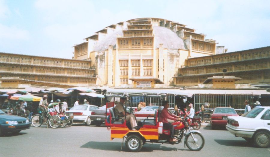 Psar Thmei market in Phnom Penh