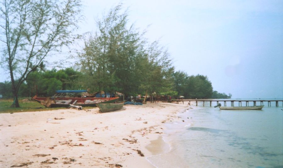 Victory Beach in Sihanoukville in Southern Cambodia