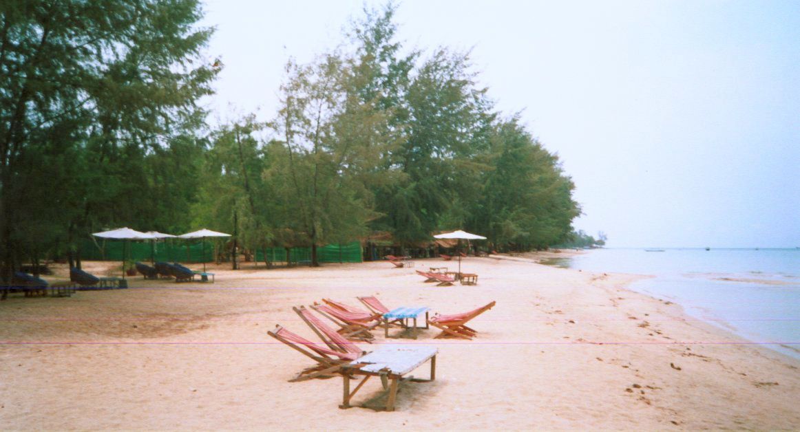 Lamherkay Beach in Sihanoukville in Southern Cambodia