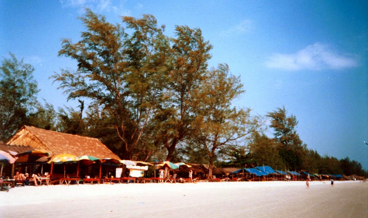 Occheuteal Beach at Sihanoukville on the Southern Coast of Cambodia