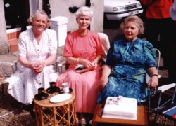 80th Birthday Party - Vera ( ne Cameron ) Turnbull, Cath ( ne Cameron ) Carson, Charlotte Ingram