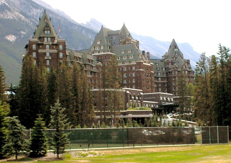 Banff Springs Hotel in the Canadian Rockies
