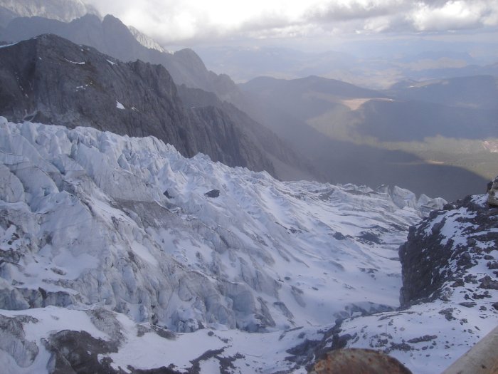 Glacier on Jade Dragon Snow Mountain