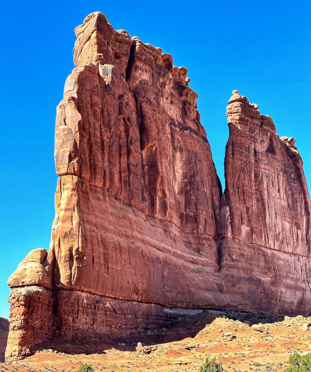 The Organ - in Courthouse Towers area of Arches National Park