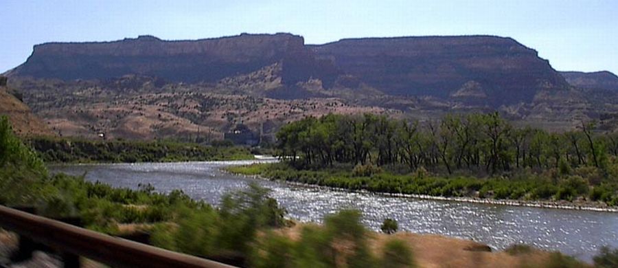 Colorado River beneath the Colorado National Monument