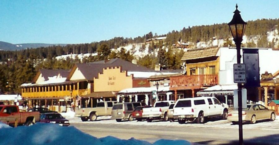 Town of Grand Lake in Colorado Rockies