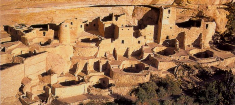 Cliff dwellings at Mesa Verde
