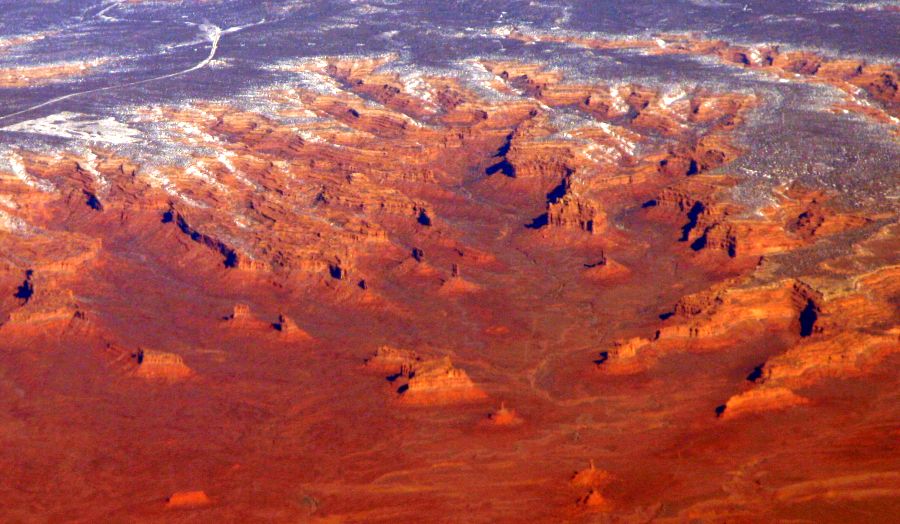 Aerial View of the Valley of the Gods