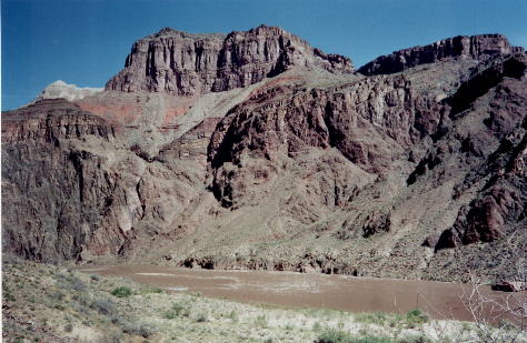 Colorado River at the foot of the Grand Canyon