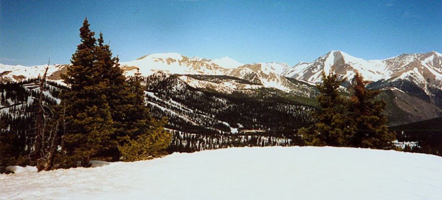 View to the West from Monarch Pass in the Sawatch Range of the Colorado Rockies