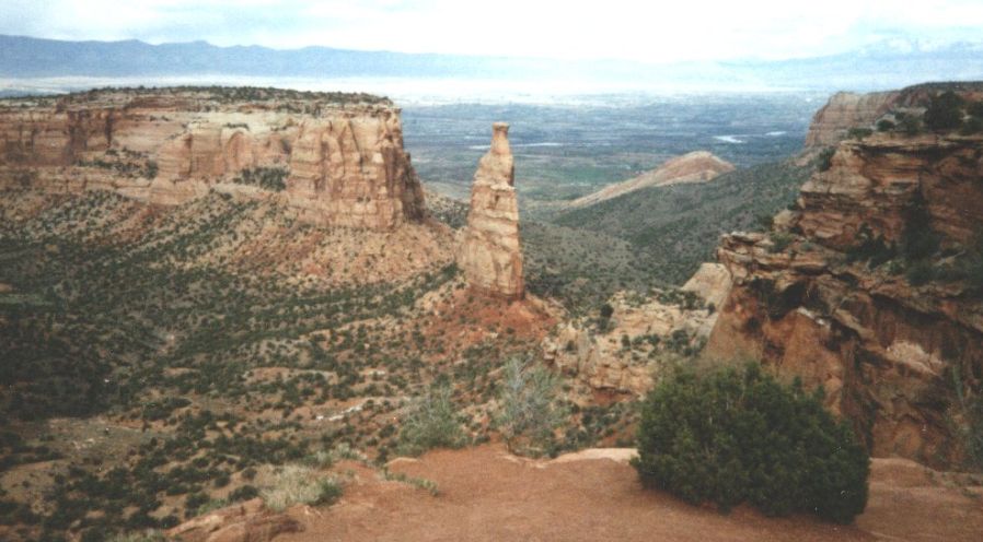 The "Independence Monument" sandstone pinnacle atColorado National Monument
