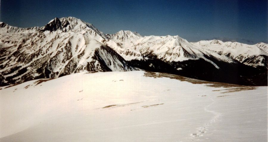 La Platta from summit ridge of Mt. Elbert