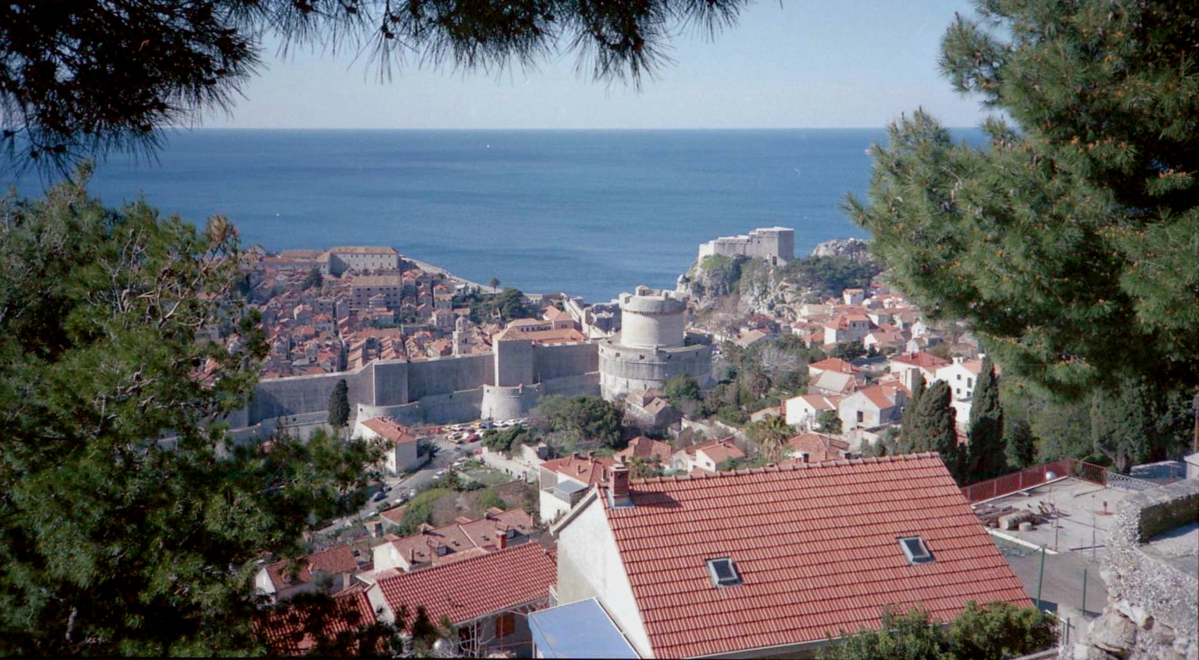 Dubrovnik on the Dalmatian Coast of Croatia