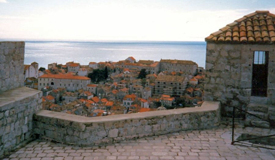 View of Dubrovnik from Castle Ramparts