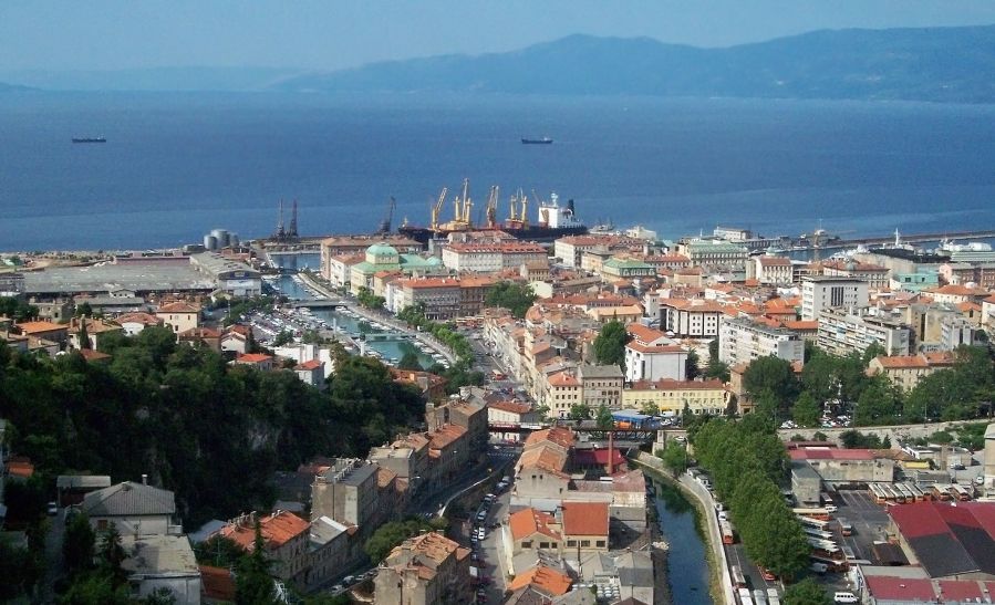 Rijeka in the Kvarner Gulf