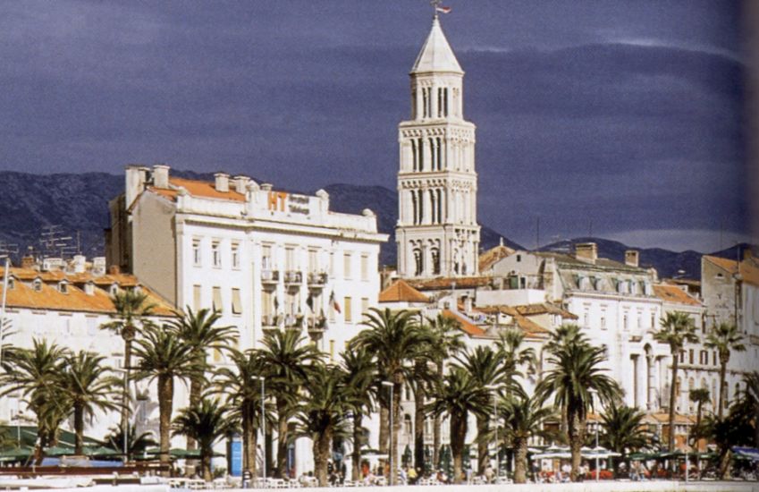 Cathedral at Split on the Dalmatian Coast of Croatia