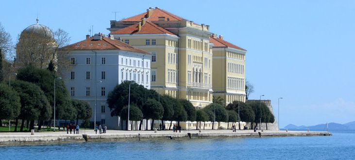 University of Zadar on the Dalmatian Coast of Croatia