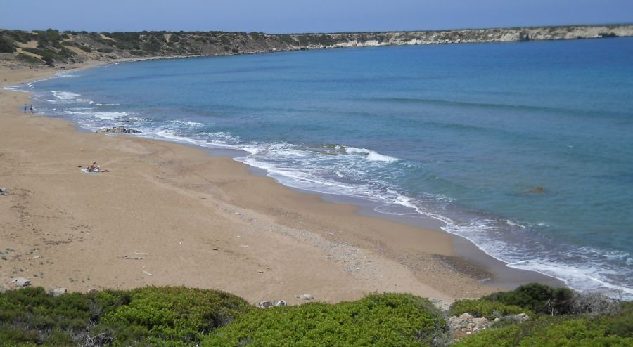 Lara Beach in the Akamas Peninsula of western Cyprus