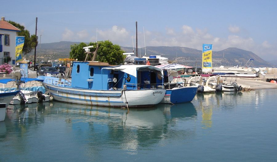 The marina at Latsi on the Bay of Polis