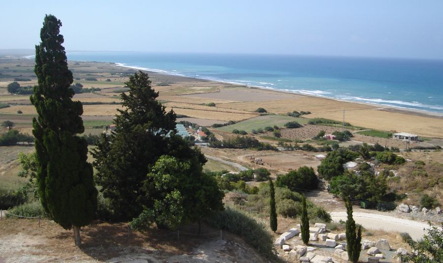 The Coast of Episkopi Bay from Ancient Kourion