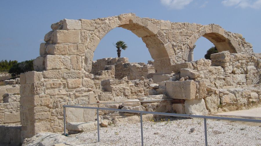 Archway at an early Christian Basilica at Ancient Kourion