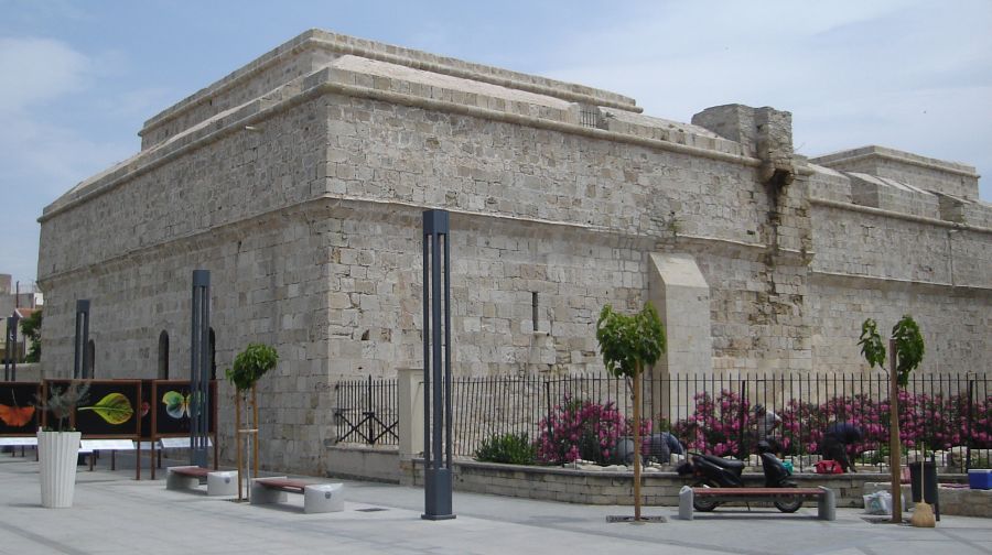 The medieval ( Byzantine ) castle in the Old City of Limassol