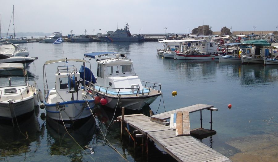 Boats in the Marina at Paphos Harbour