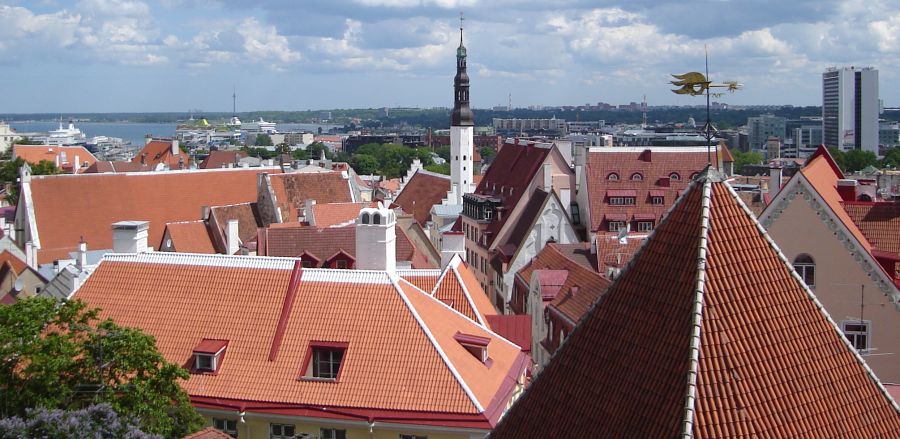 View over Tallinn - capital city of Estonia