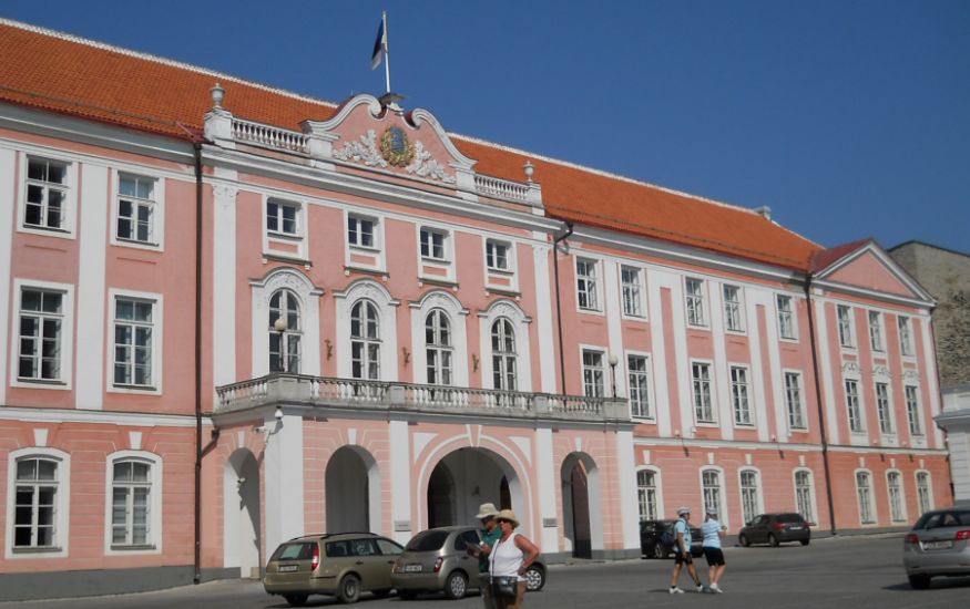 Parliament Building of Estonia on Toompea Hill