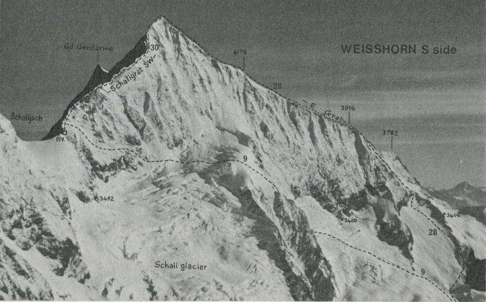 Weisshorn from the South