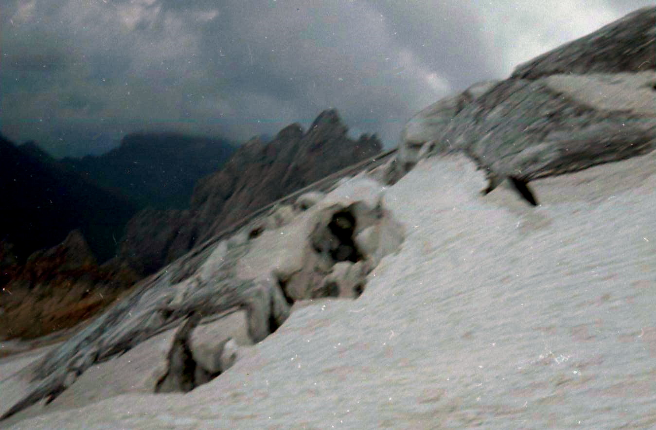 Ascent of Marmolada in the Italian Dolomites