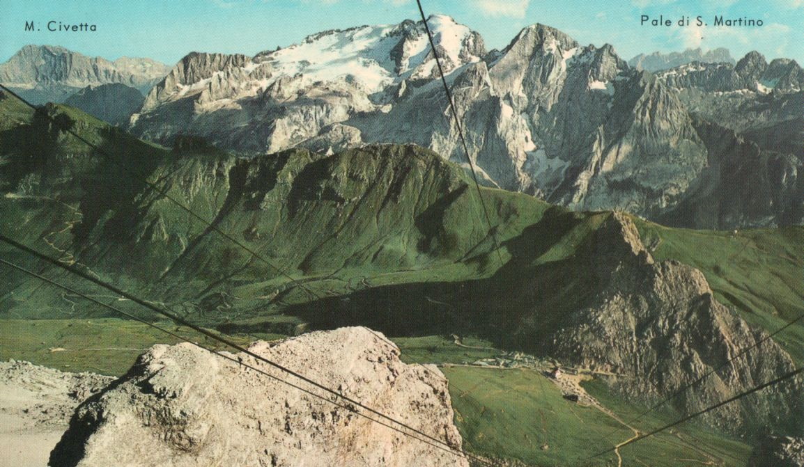 Marmolada, 3342 metres, in the Italian Dolomites