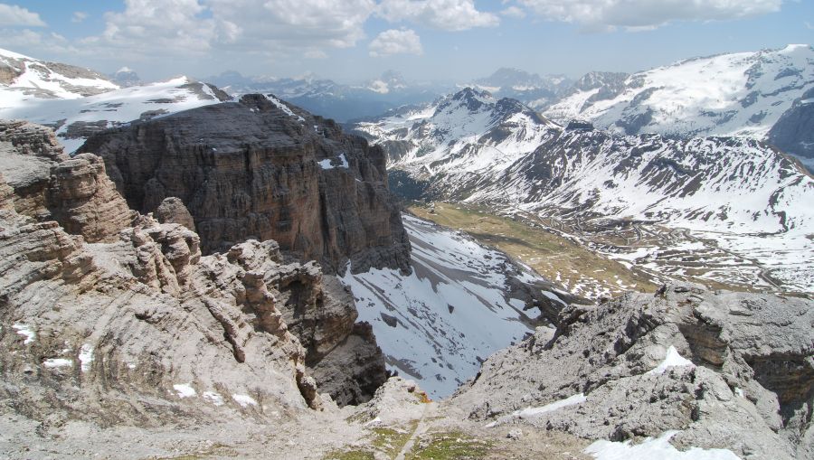 Passo Pordoi in the Italian Dolomites