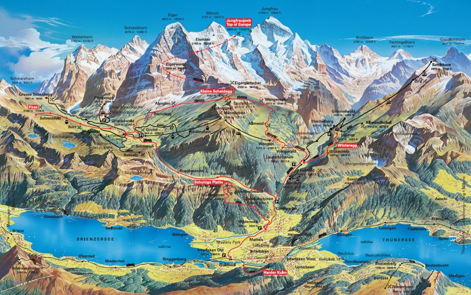 Bernese Oberlands Map