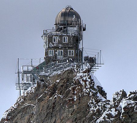 Sphinx Observatory above the Jungfraujoch