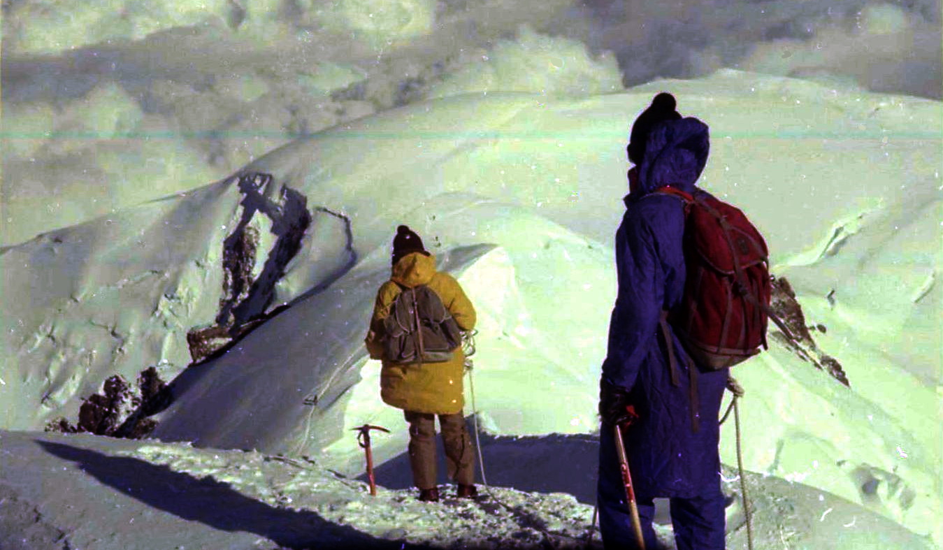 On descent of the normal route on Mont Blanc
