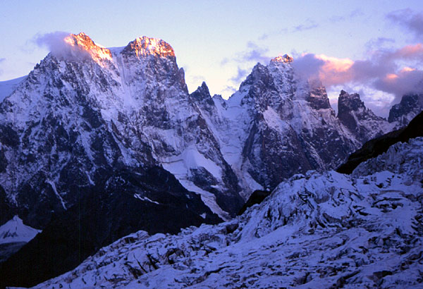 North Side of Mont Pelvoux above Glacier Blanc