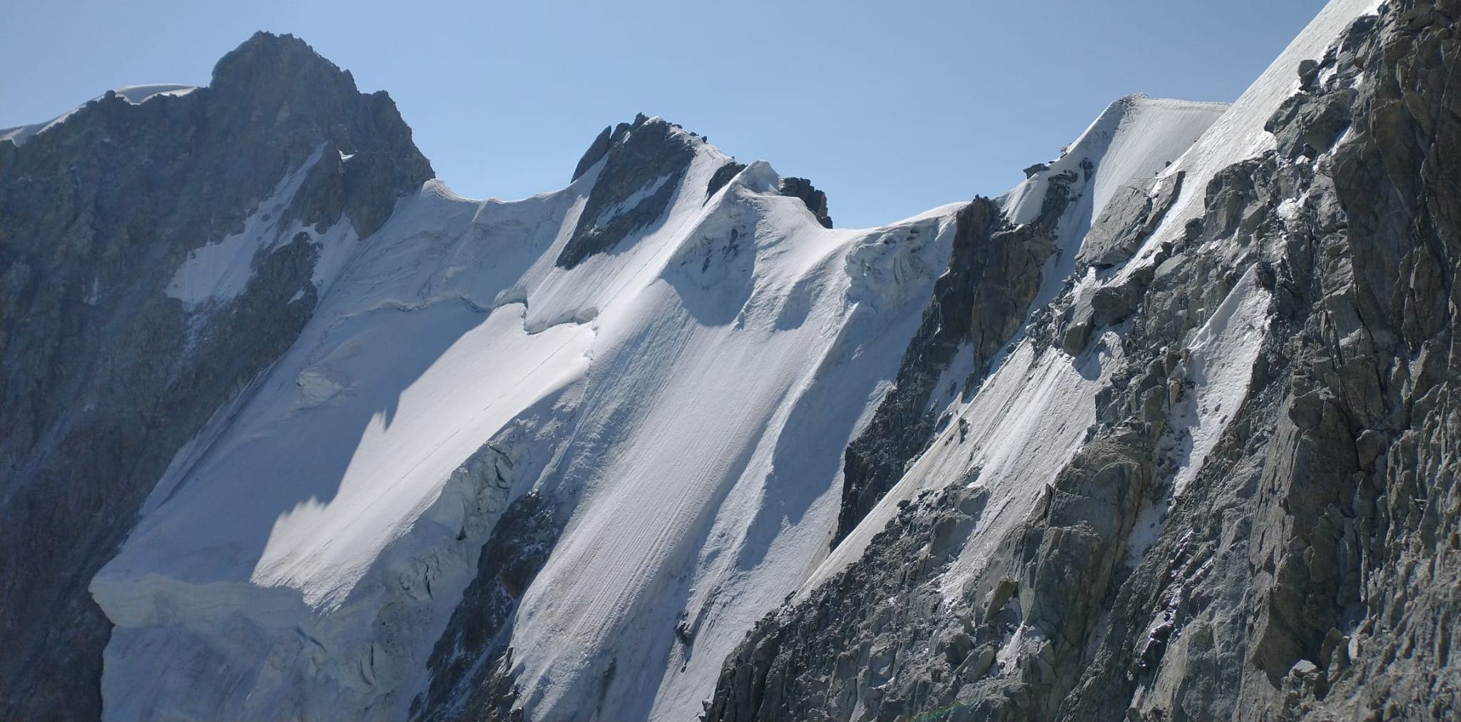 Rochefort Ridge in the Mont Blanc Massif