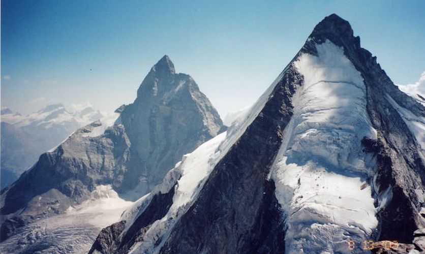 Dent d'Herens and Il Cervino ( Matterhorn )