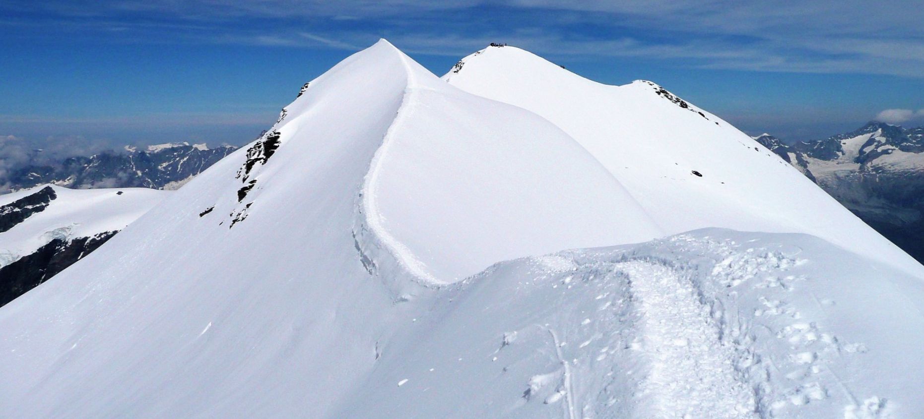 Castor ( 4228 metres ) in the Zermatt Region of the Swiss Alps
