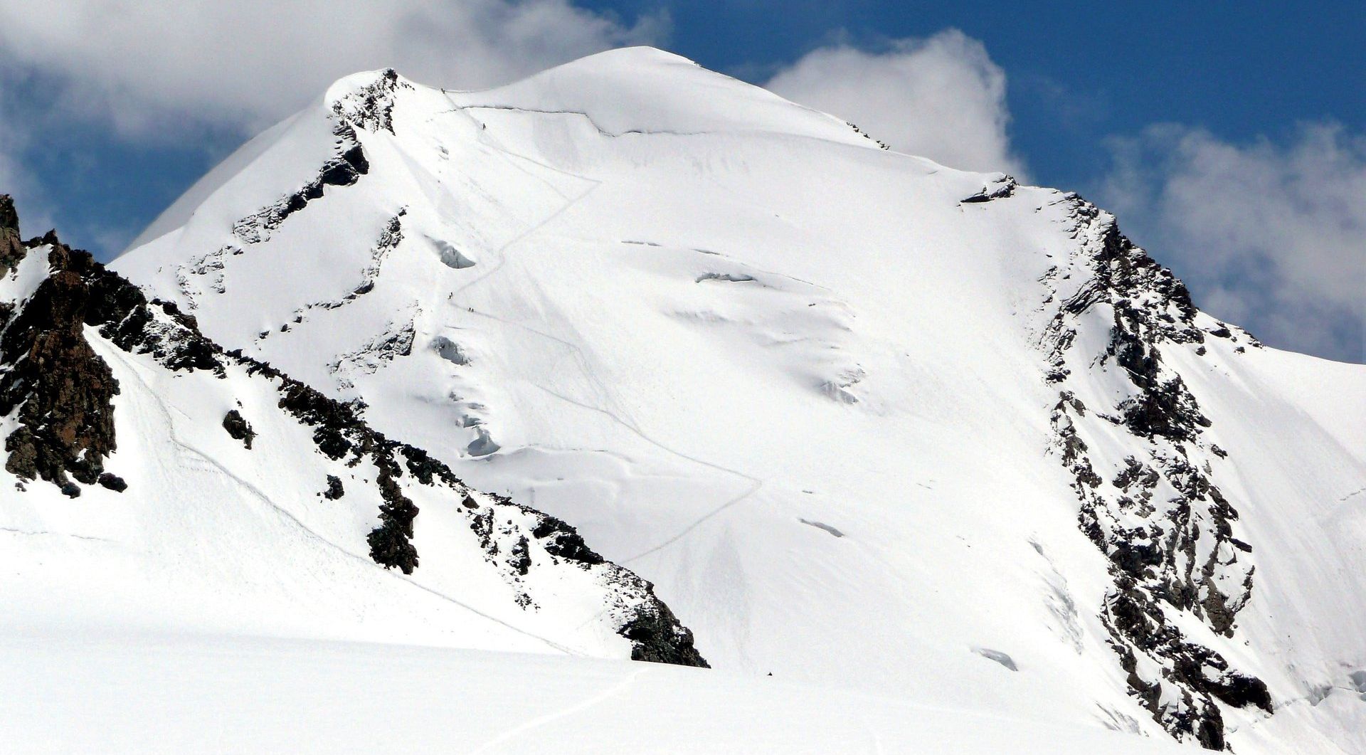 Castor ( 4228 metres ) in the Zermatt Region of the Swiss Alps