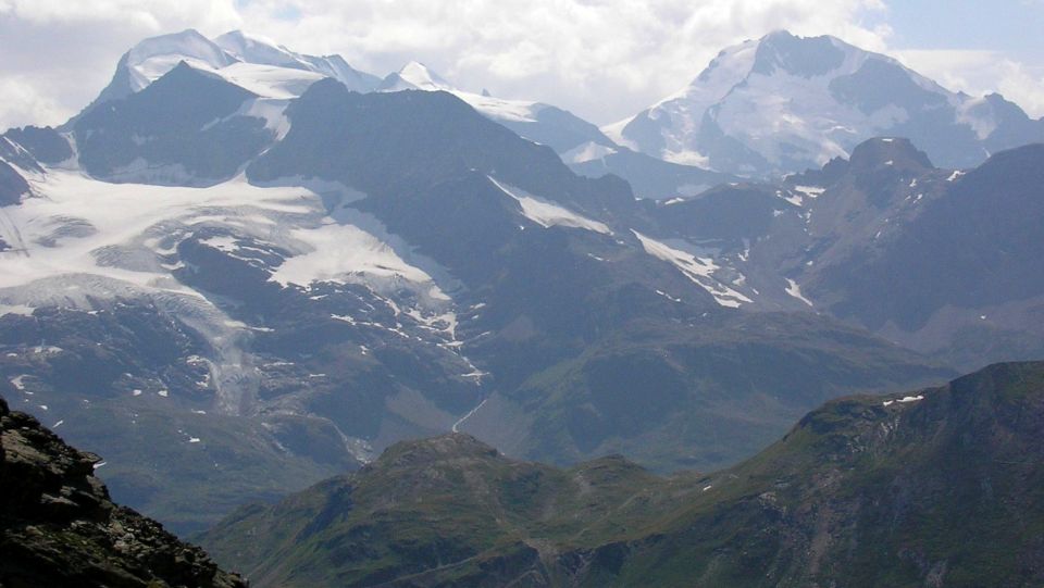 Piz Bernina ( 4049 metres ) in the Italian Alps