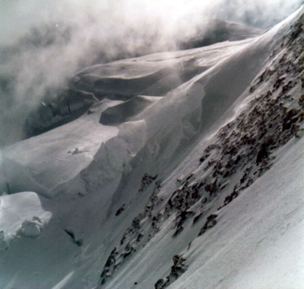 Approaching summit of Monte Rosa