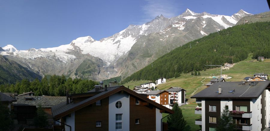 Saas Fe in the Valais Region of Switzerland