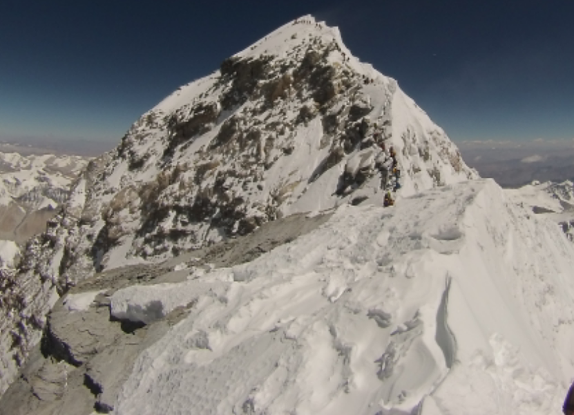 Summit Ridge of Mount Everest