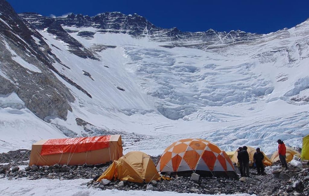 Camp I on South Col Route